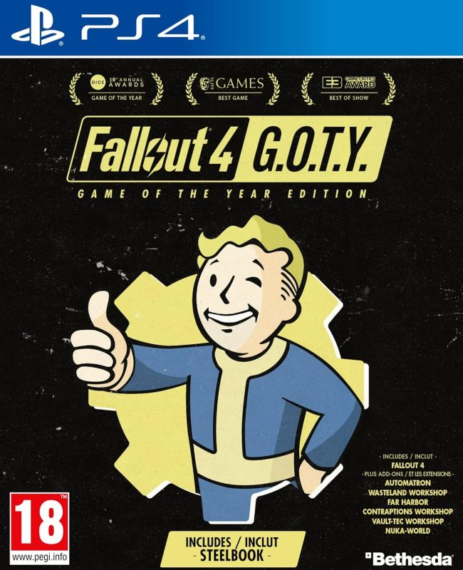 Fallout 4 GOTY Steelbook Edition Playstation 4